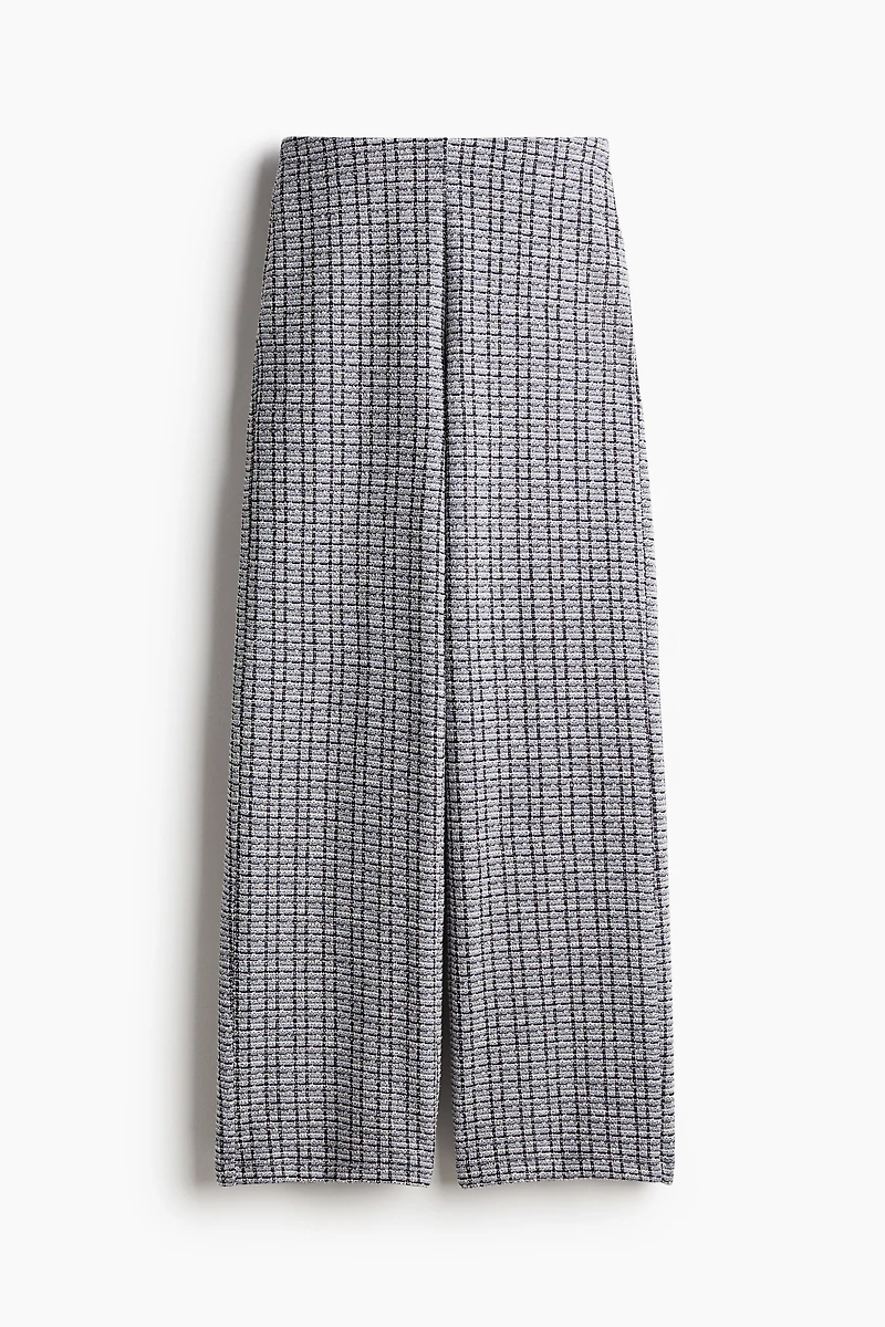 Pantalon en jersey texturé