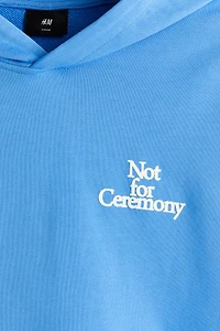 Loose-Fit Hoodie with Motif