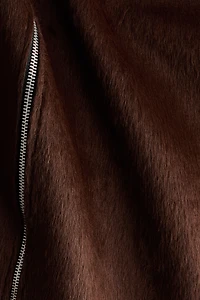 Jupe avec fermeture éclair devant