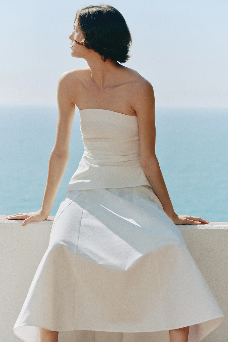 Asymmetric Bandeau Top