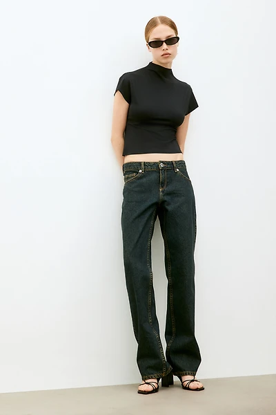 Jean Taille Basse Coupe Droite