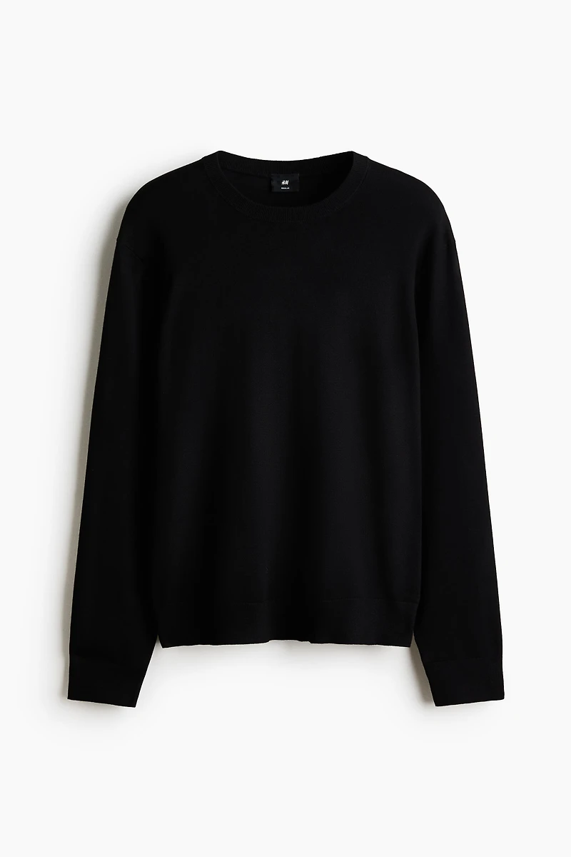 Regular-Fit Fine-Knit Sweater
