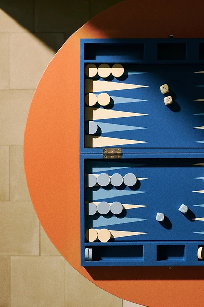 Jeu de backgammon en bois