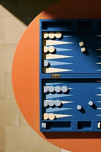 Jeu de backgammon en bois