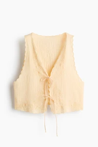 Cotton Muslin Beach Top