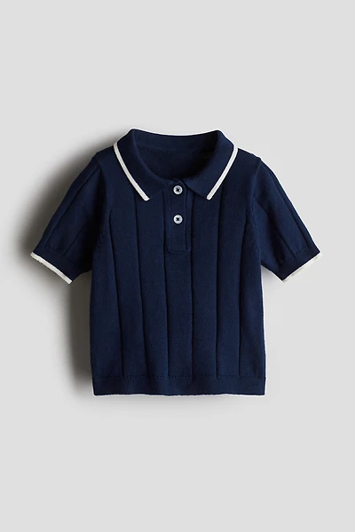 Knit Polo Shirt