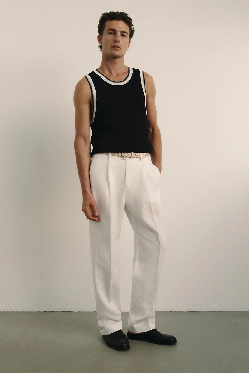 Slim Fit Ribbed vest top