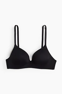 Padded Soft-Cup Microfiber Bra