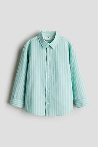 Long-sleeved Cotton Shirt