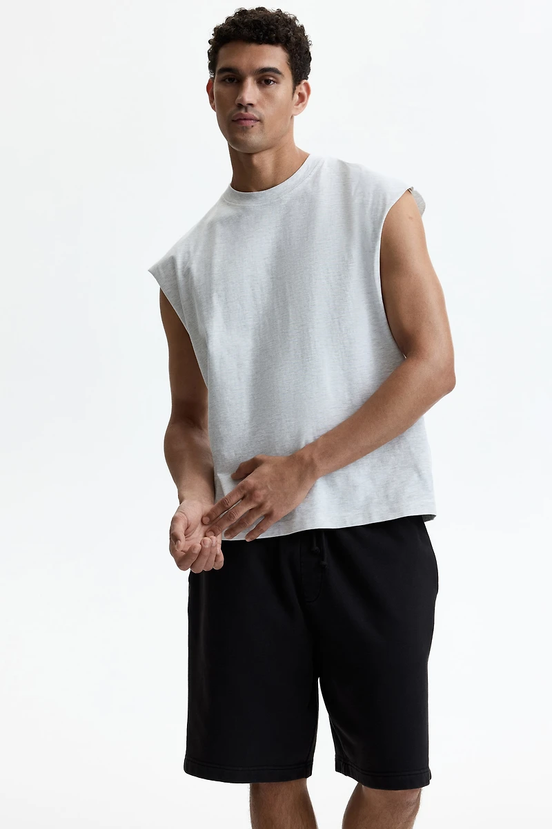 Relaxed-Fit Cotton Tank Top