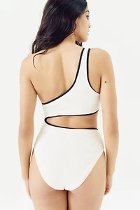 One-Shoulder Cutout Swimsuit