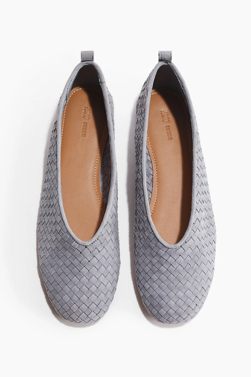 Braided Leather Flats