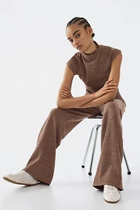 Straight-Leg Jersey Pants