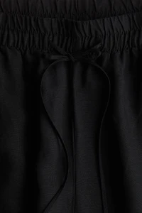 Linen-Blend Pants