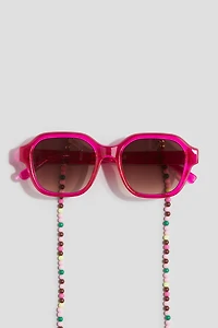 Sunglasses wit Glasses Chain