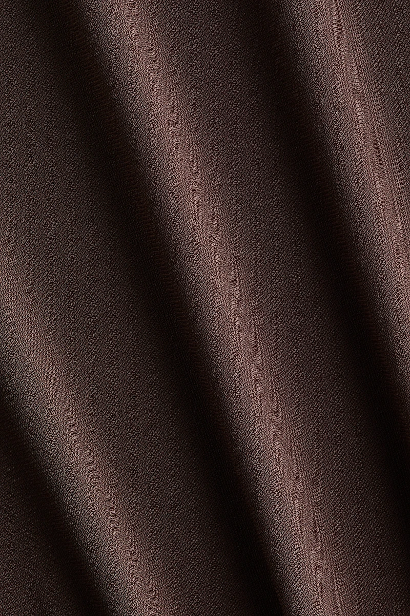 Robe maxi à effet drapé