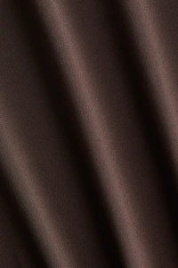 Robe maxi à effet drapé