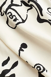 Linen-Blend Pants