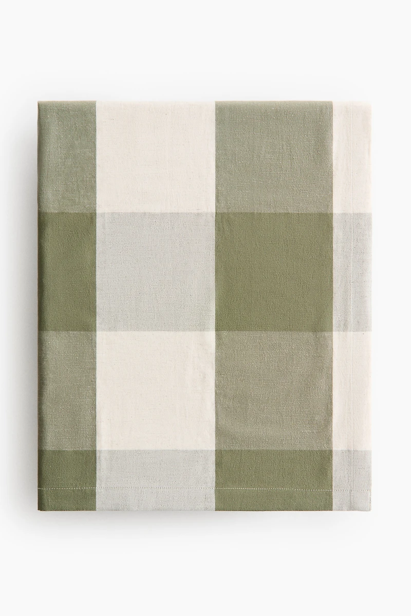 Linen-Blend Tablecloth