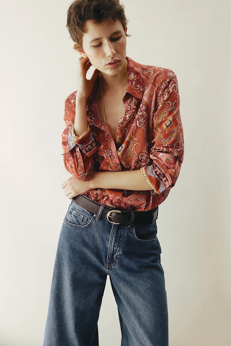 Printed Cotton Shirt