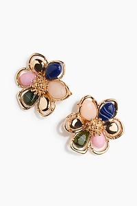 Flower-Shaped Earrings