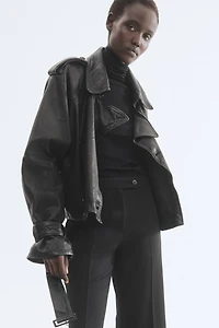 Bootcut Ankle-Length Pants