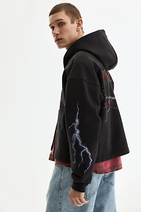 Oversized Boxy Hooded Jacket