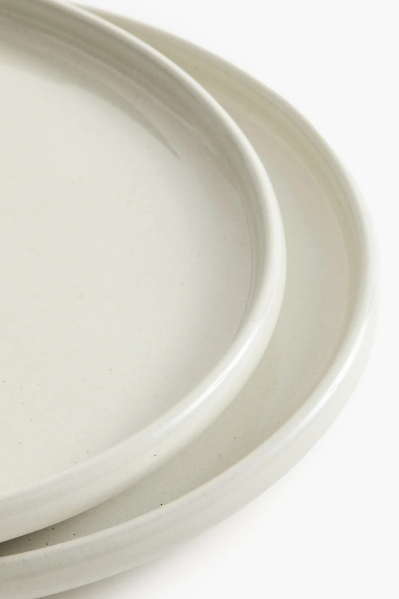 2-Pack Stoneware Dinner Plates