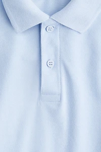 Cotton Pique Polo Shirt