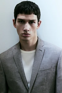 Slim-Fit Wool-Blend Jacket