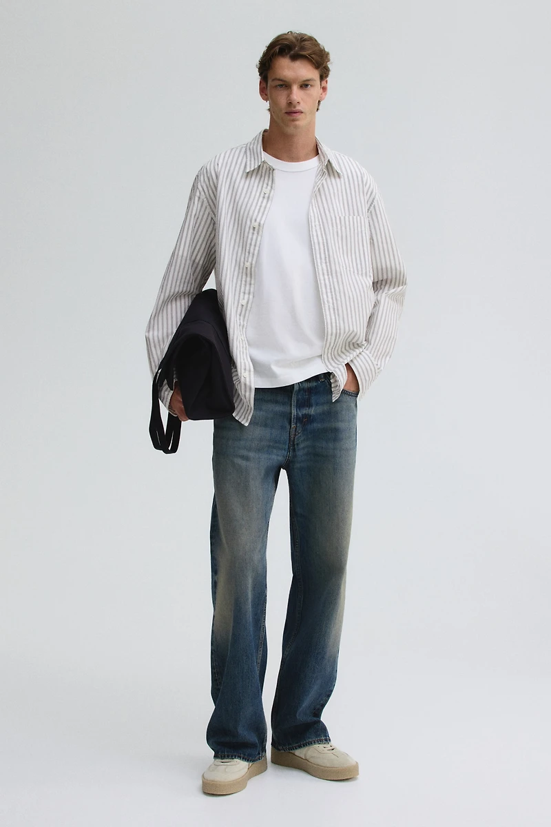 Loose-Fit Poplin Shirt