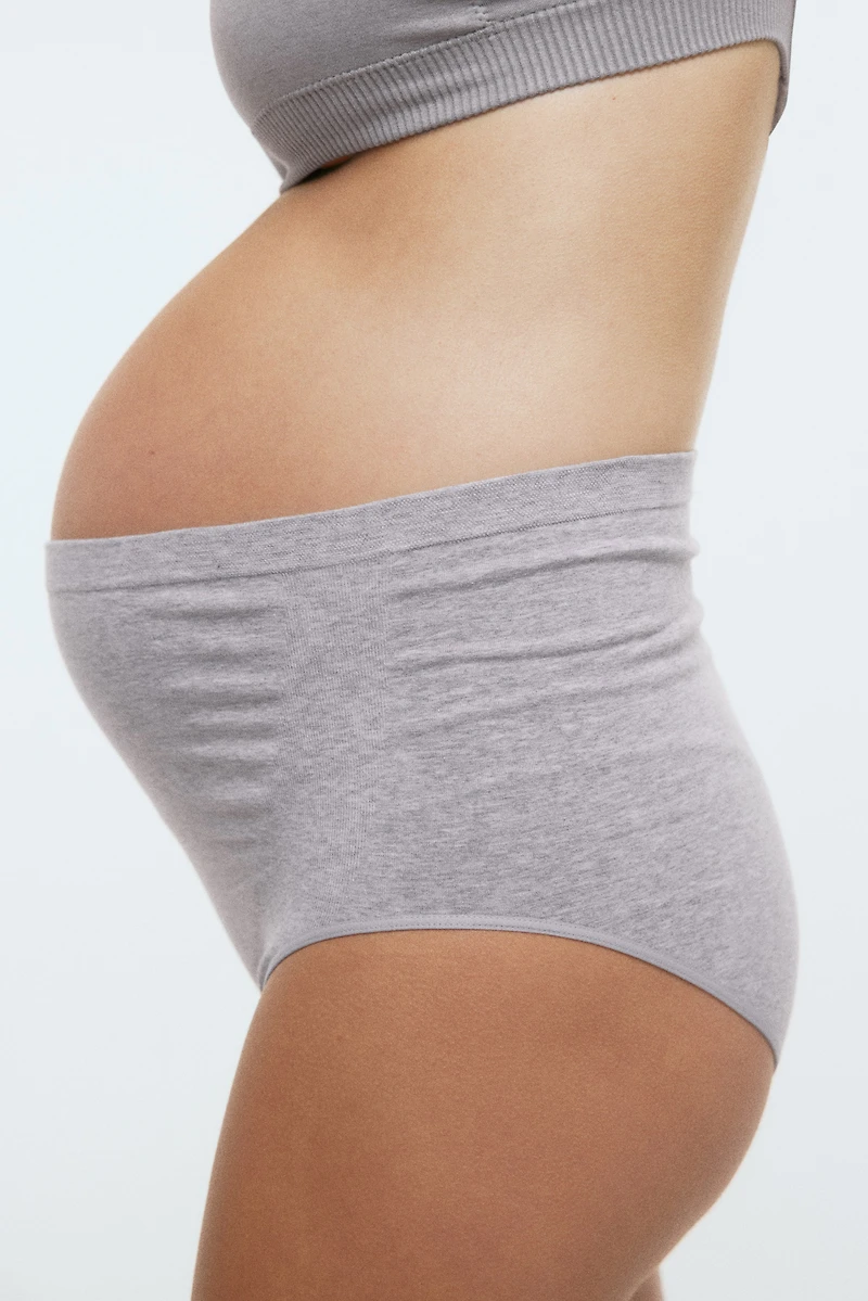 MAMA 2-Pack Seamless Cotton-Blend Briefs