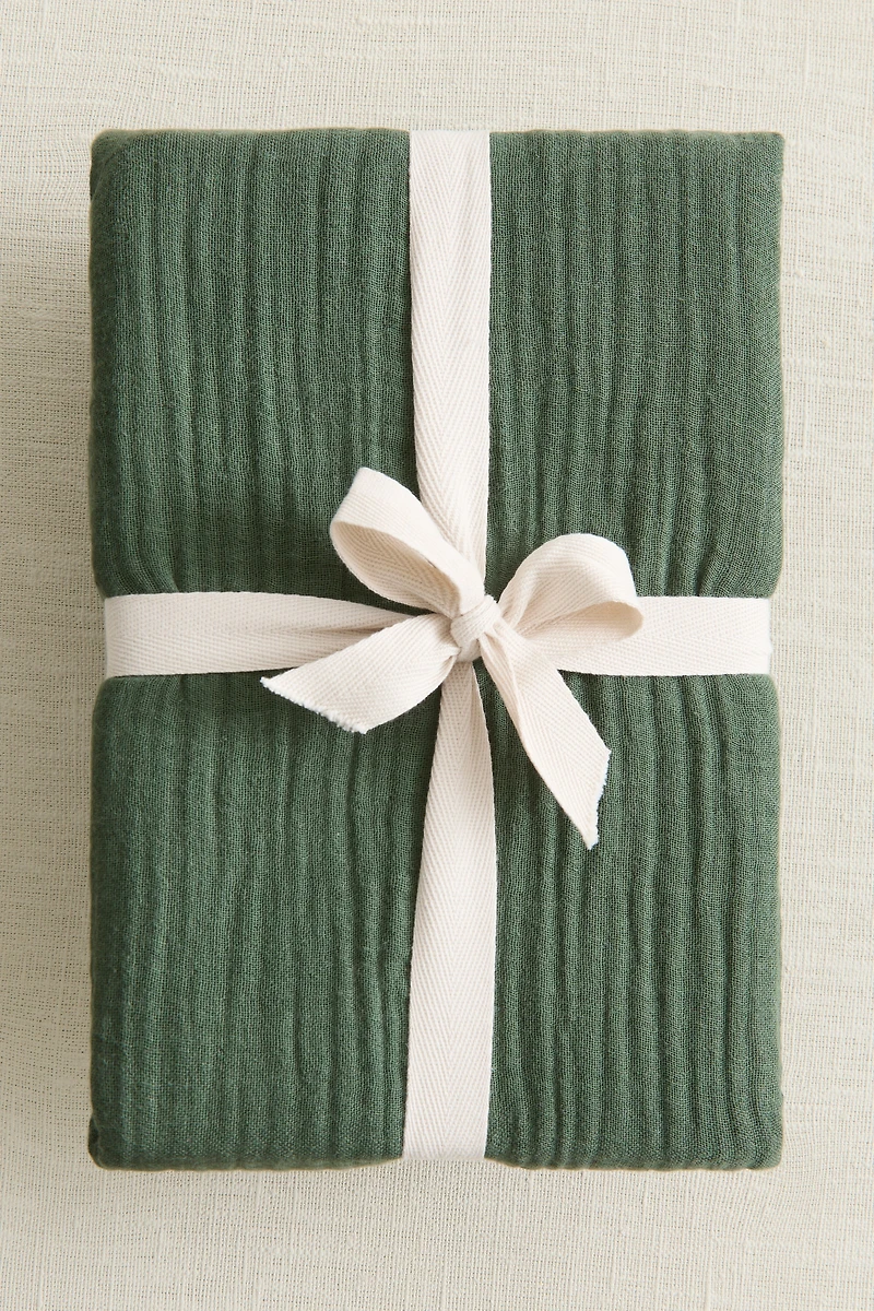 Muslin Crib Duvet Cover Set