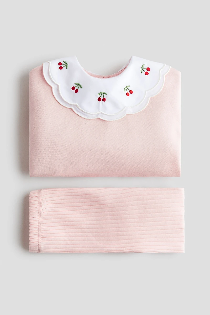 Ensemble 2 pièces chandail en molleton et legging