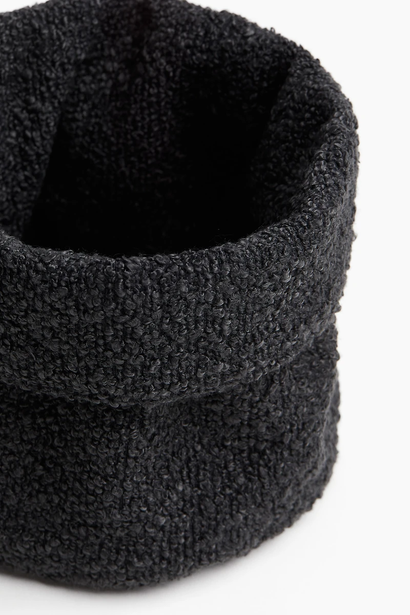 Small Bouclé Storage Basket