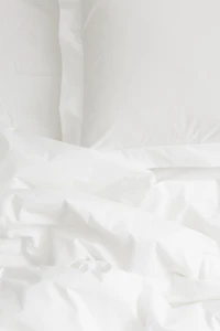 Enveloppe de couette lit simple en percale coton