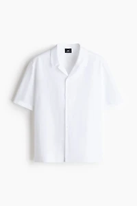 Relaxed-Fit Linen-Blend Resort Shirt