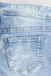 Denim Wrap Skort