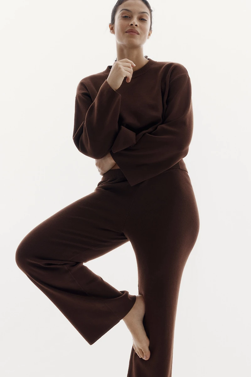Fine-Knit Pants