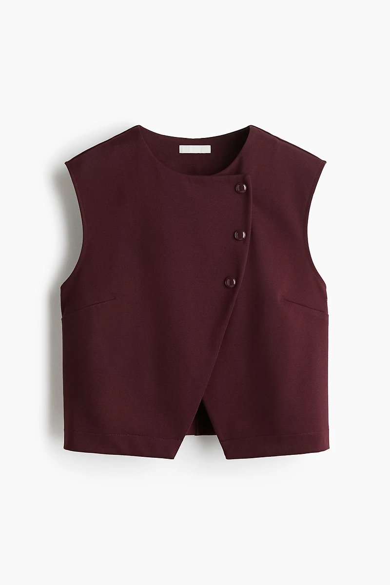 Asymmetric Wrap Vest