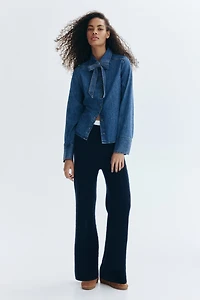 Blouse en denim avec boucle