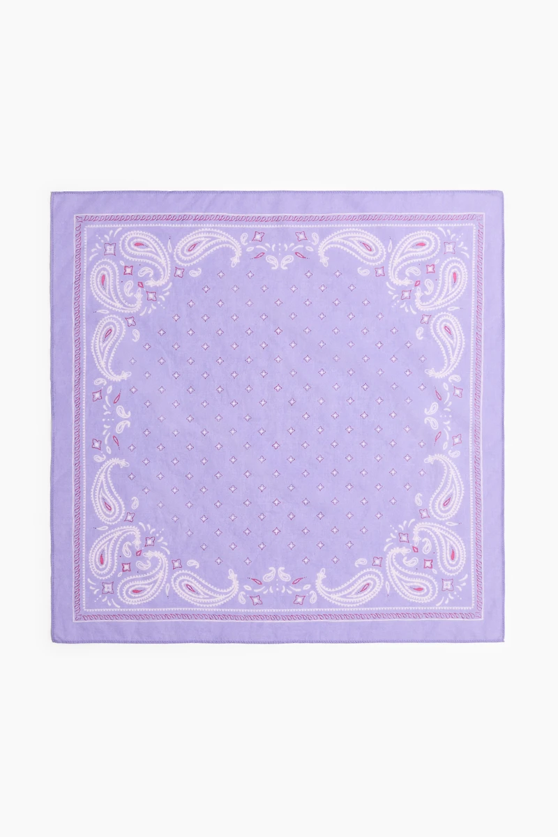 Patterned Cotton Scarf