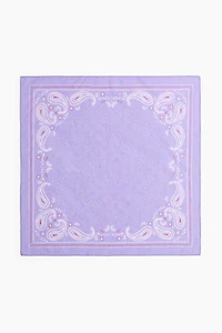 Patterned Cotton Scarf