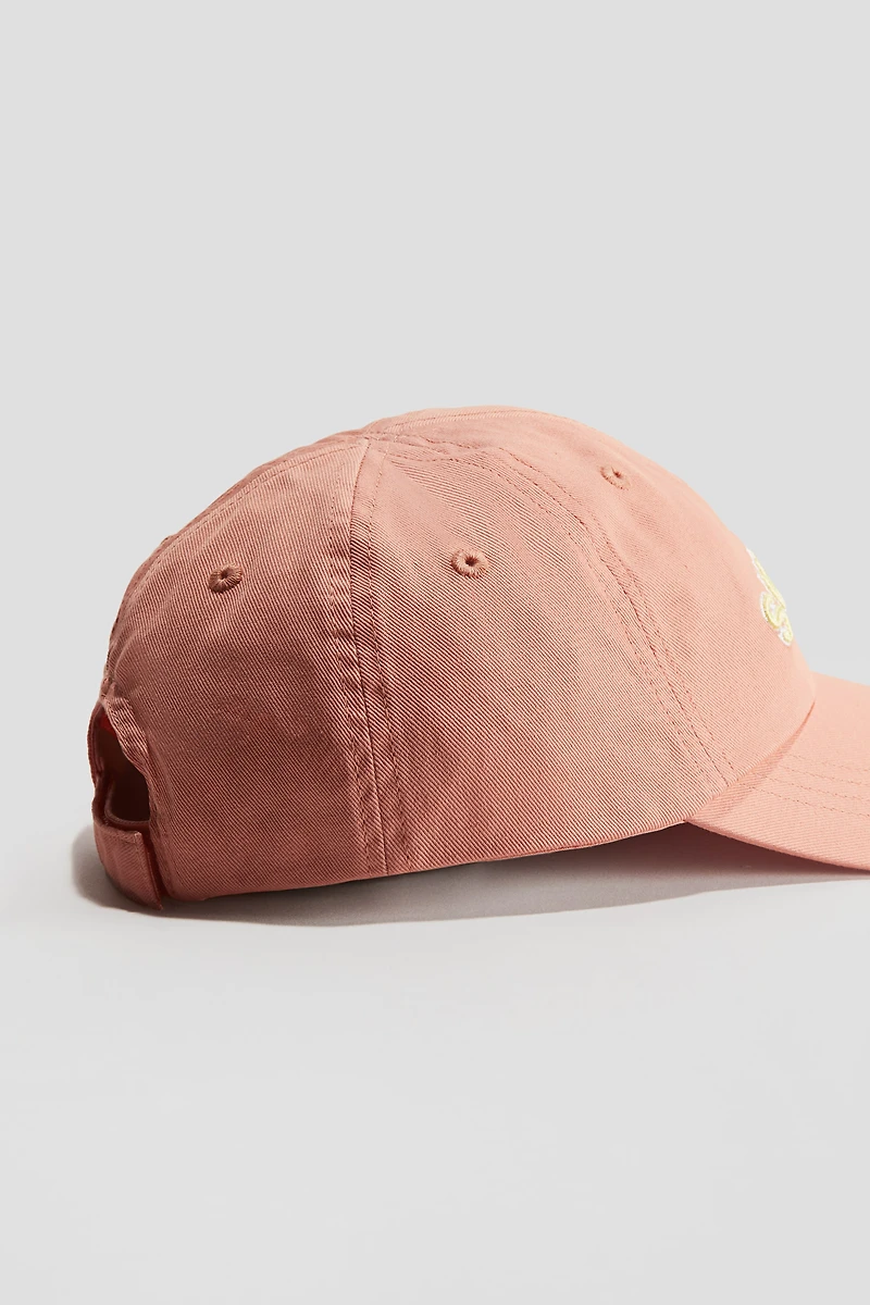 Cap with Embroidered Detail