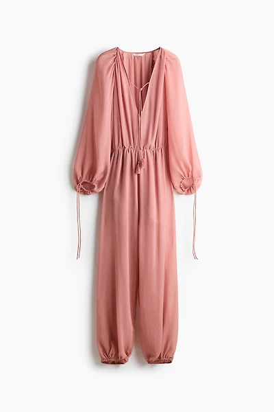 Oversized Balloon-Leg Jumpsuit