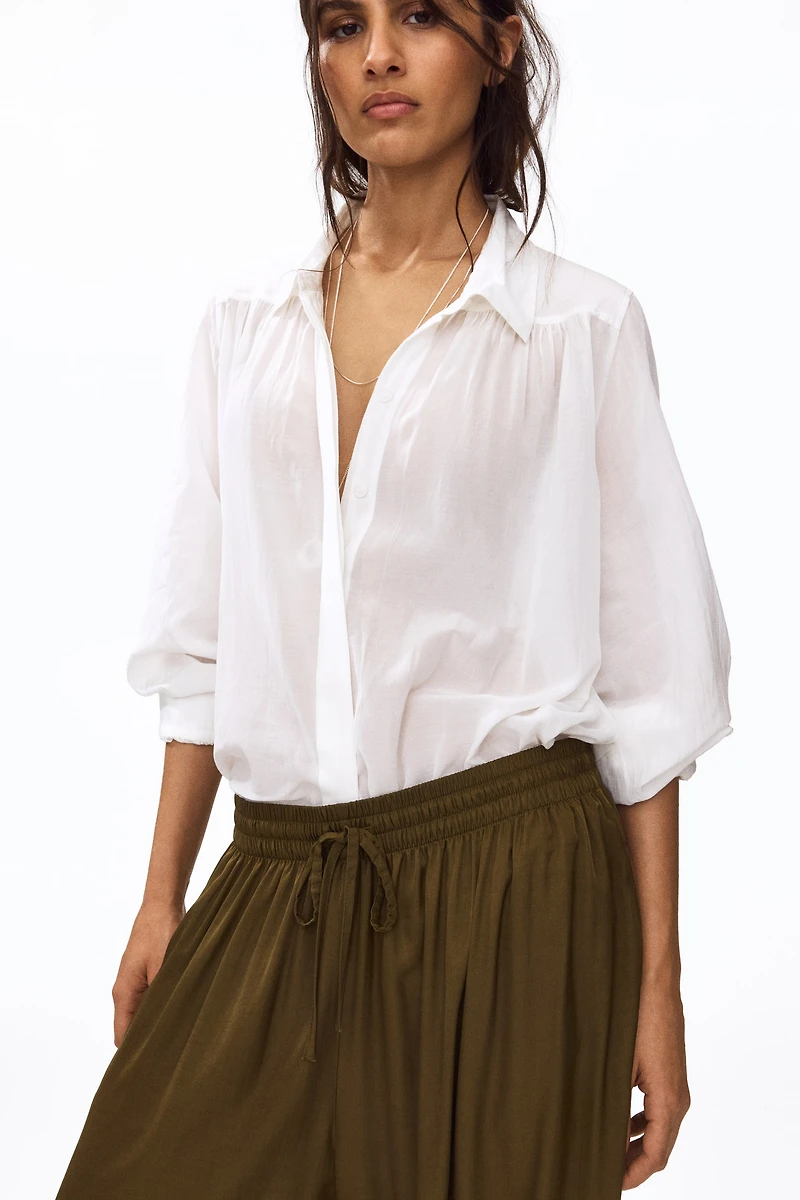 Balloon Pants with Drawstring