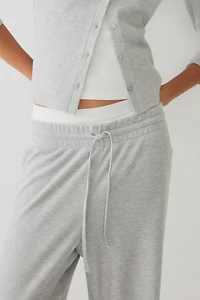 Waffled Drawstring Pants