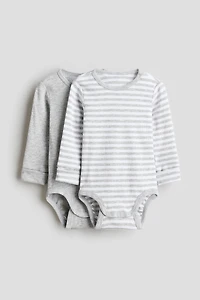 2-pack Long-sleeved Bodysuits