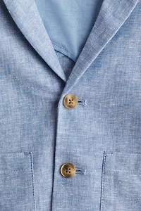 Linen-Blend Jacket