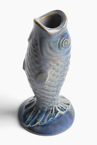 Stoneware Candlestick